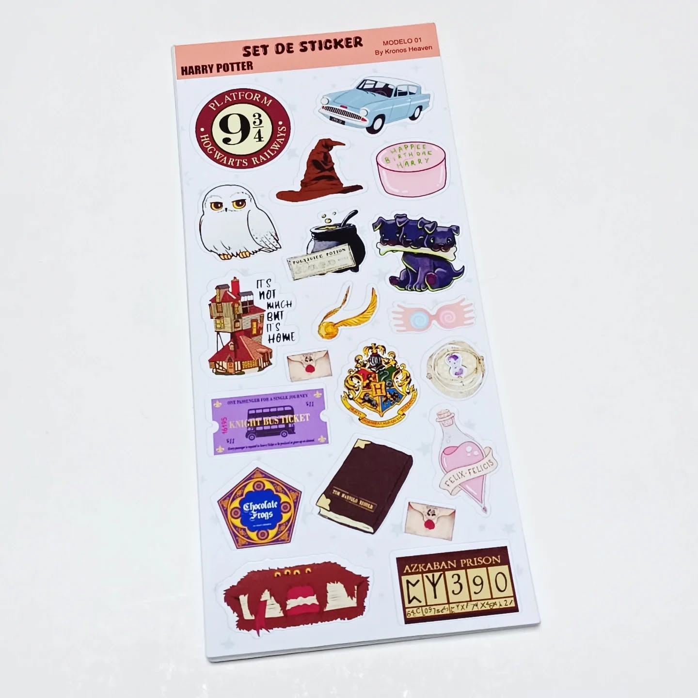 Set Sticker Alargado Harry Potter 03