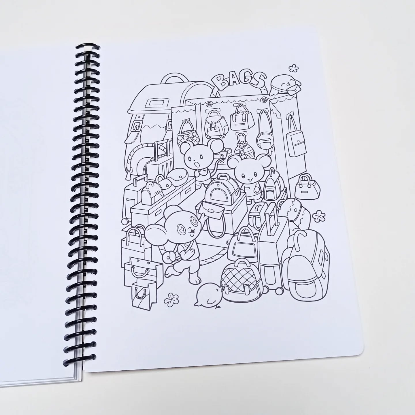 Libro para Pintar Kawaii Town