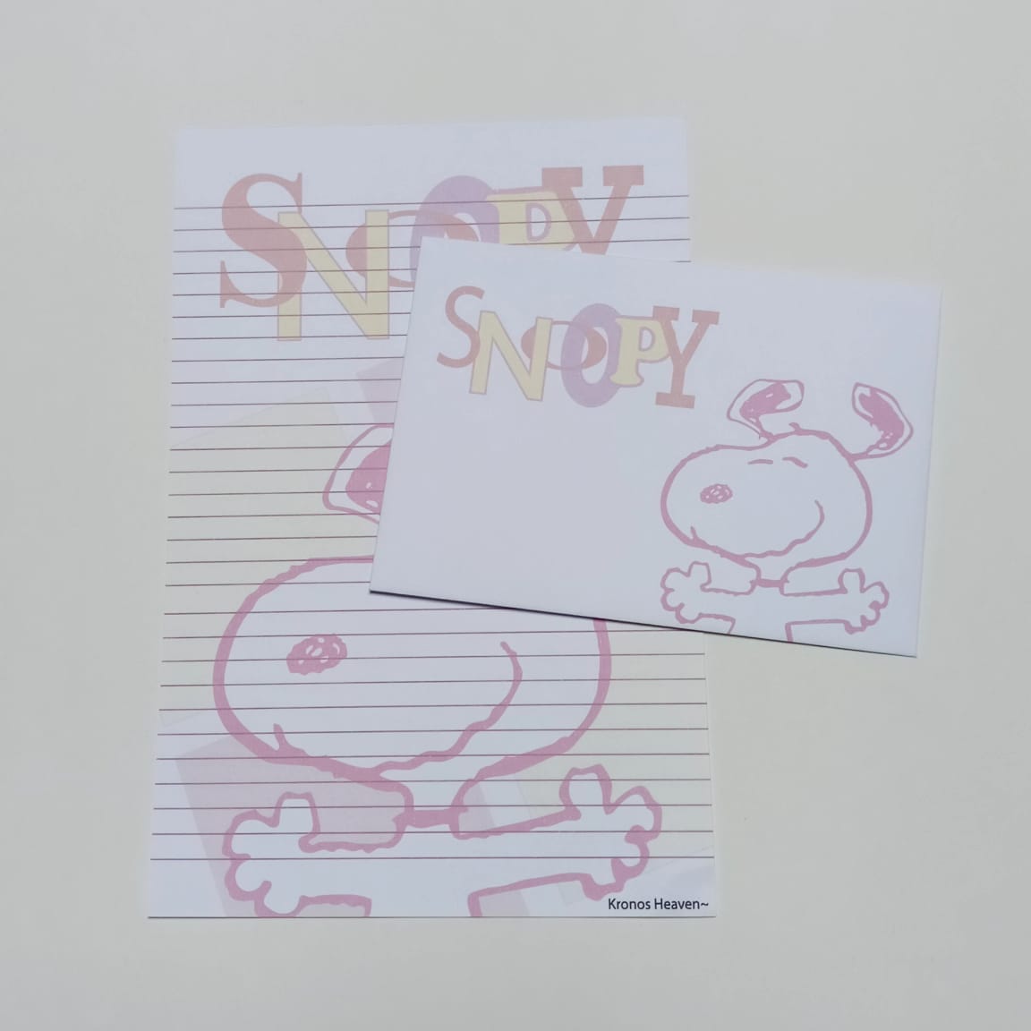 Conjunto Snoopy Letras