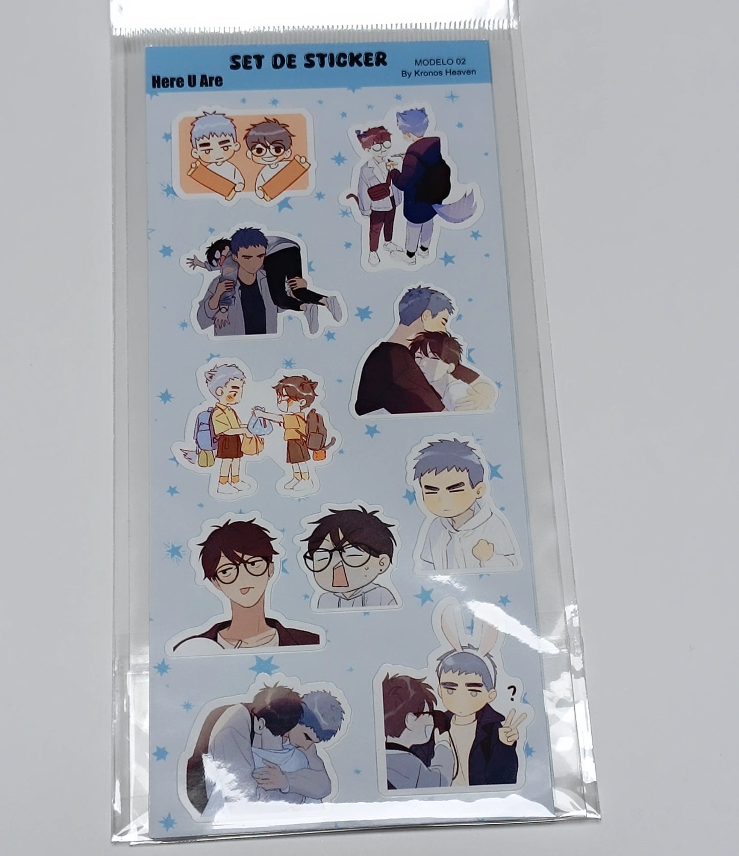 Set Stickers Here U Are 02