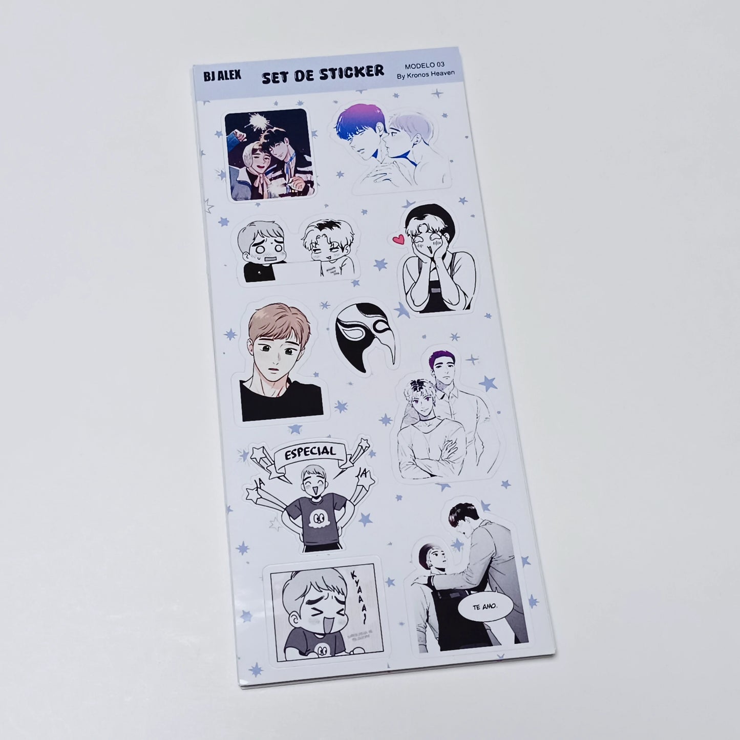 Set Sticker Alargado Bj Alex 03
