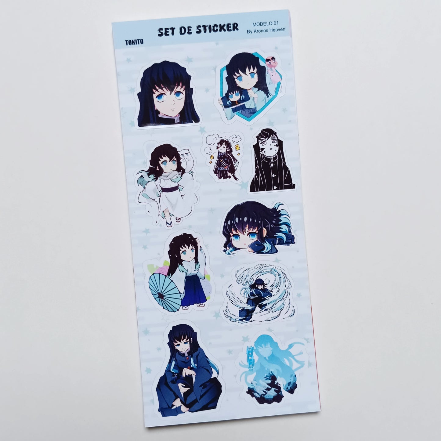 Set Sticker Alargado Tokito