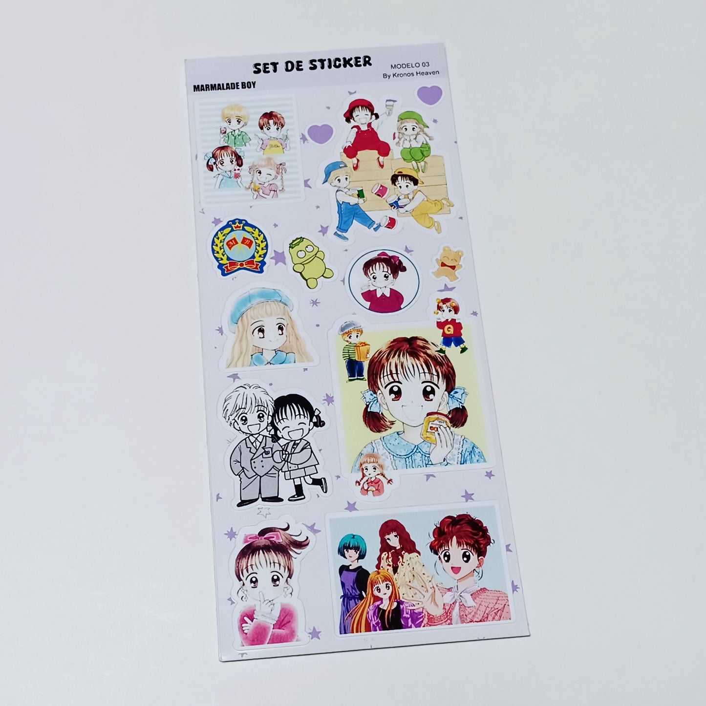Set Sticker Alargado Marmalade Boy 03