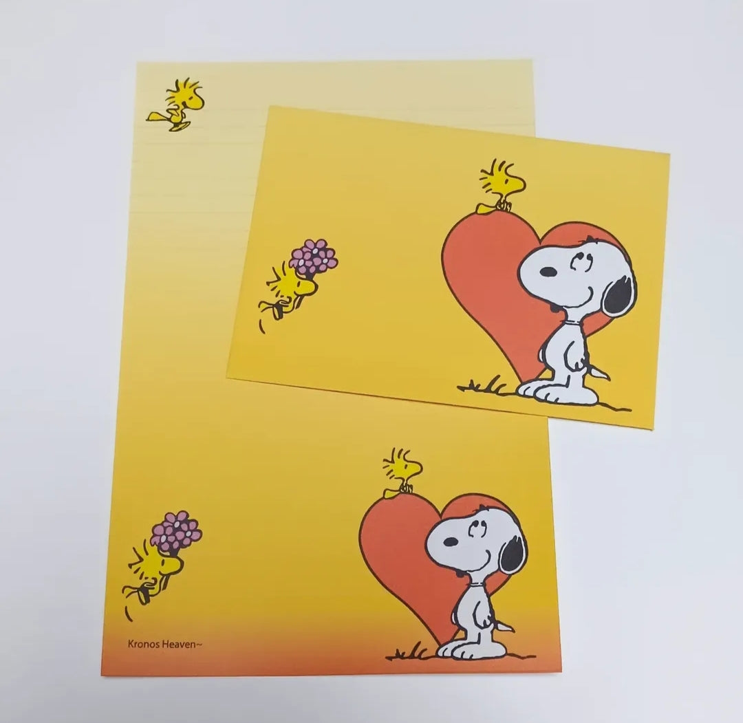 Conjunto Snoopy Corazón