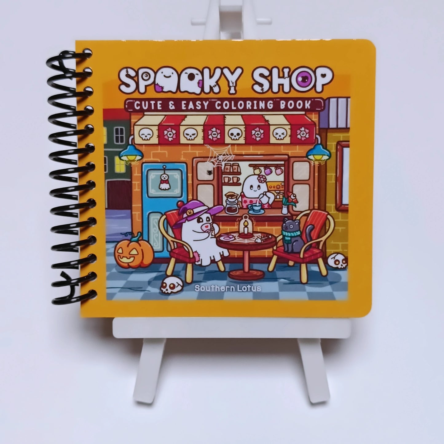 Mini libro para Pintar SPOOKY SHOP