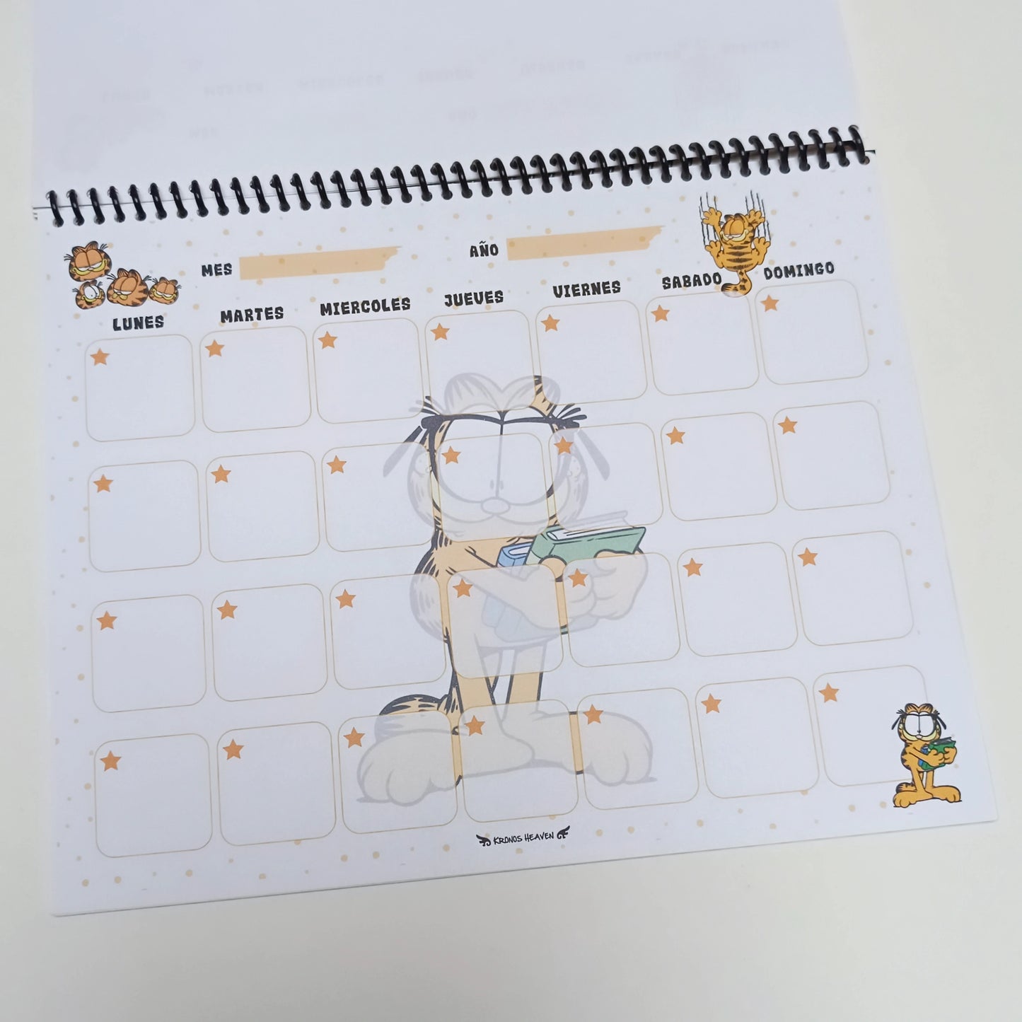 Planner Mensual Garfield