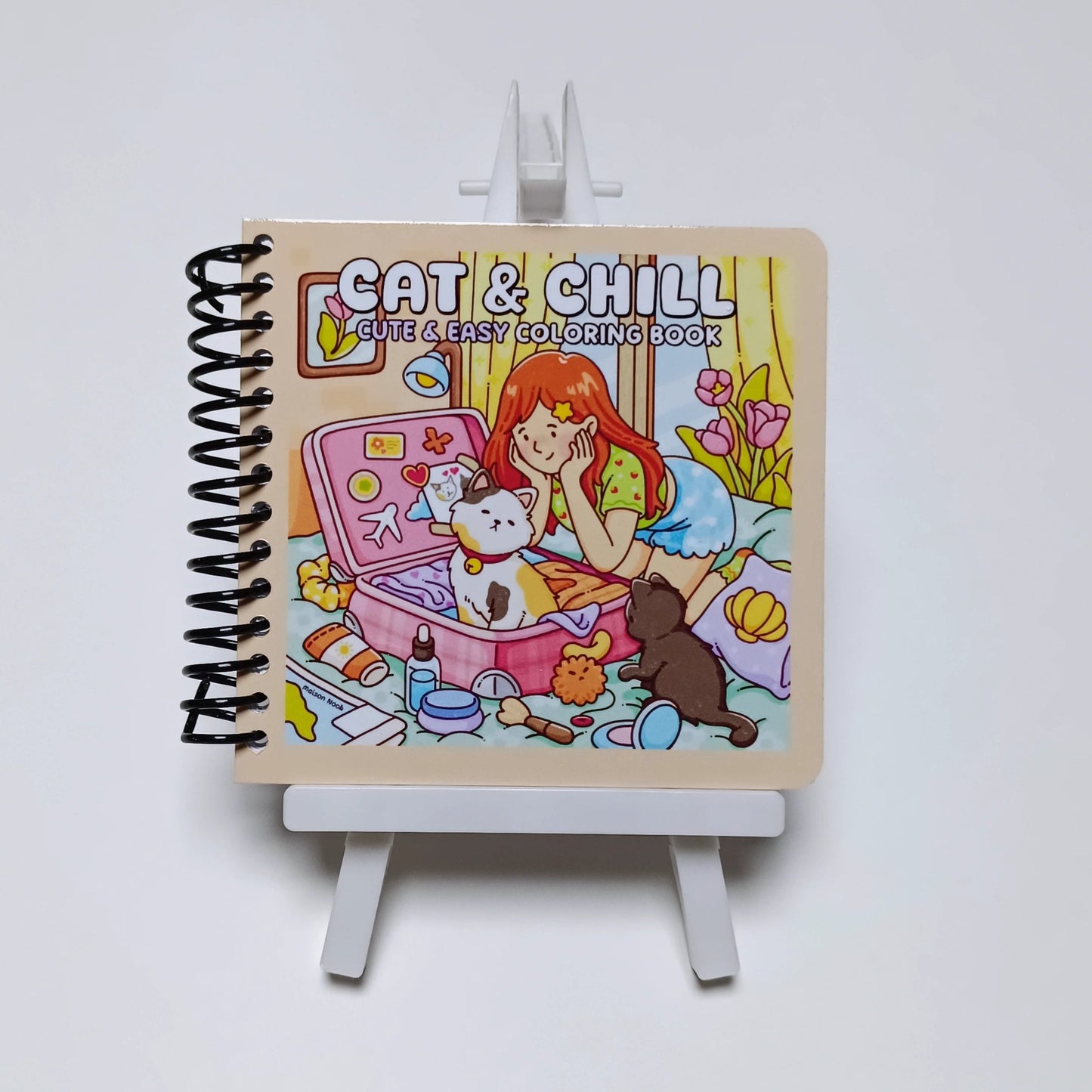 Mini Libro para Pintar Cat & Chill