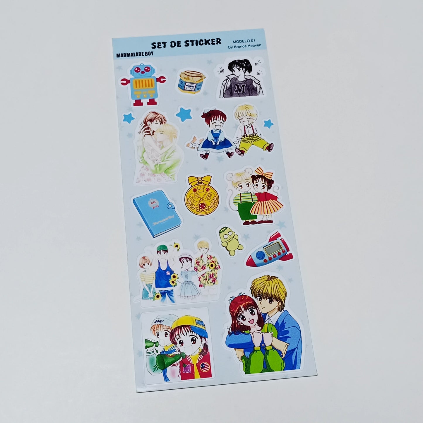 Set Sticker Alargado Marmalade Boy 01