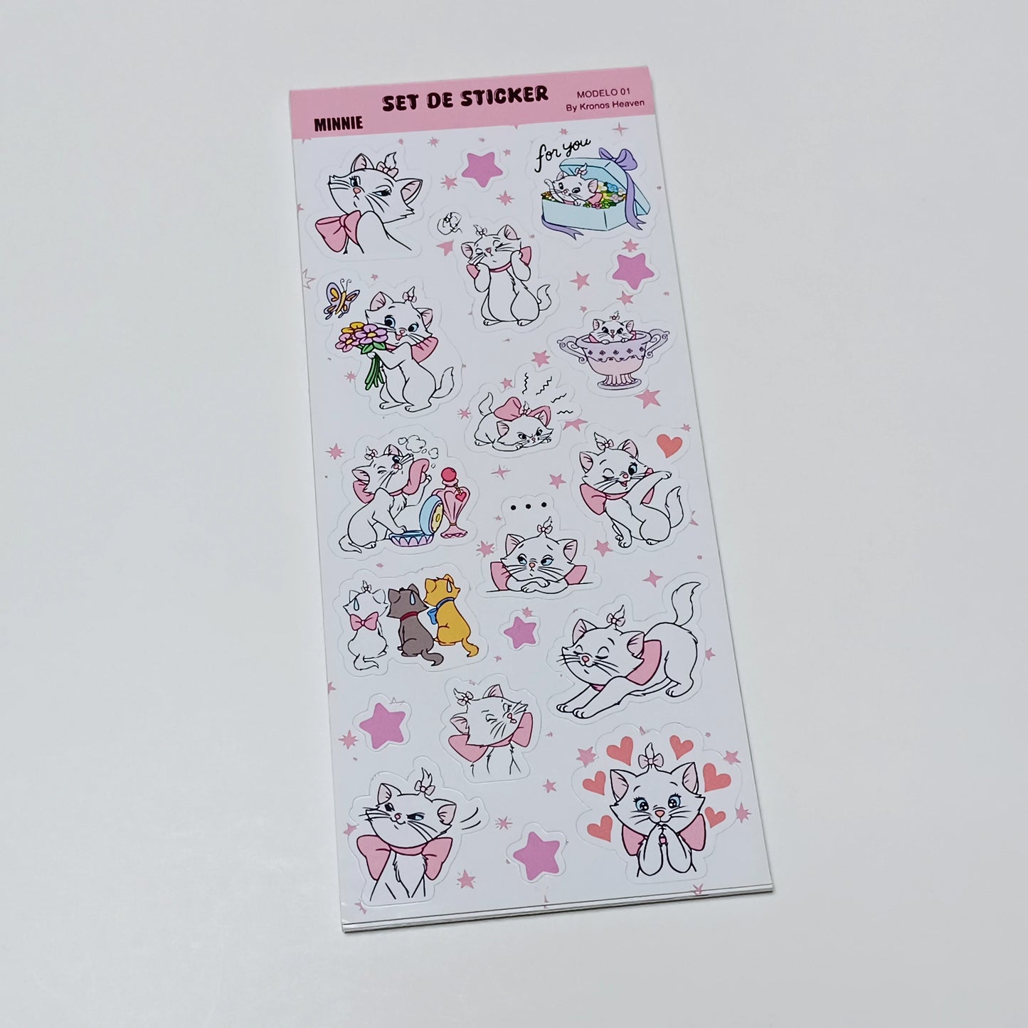 Set Sticker Alargado Marie