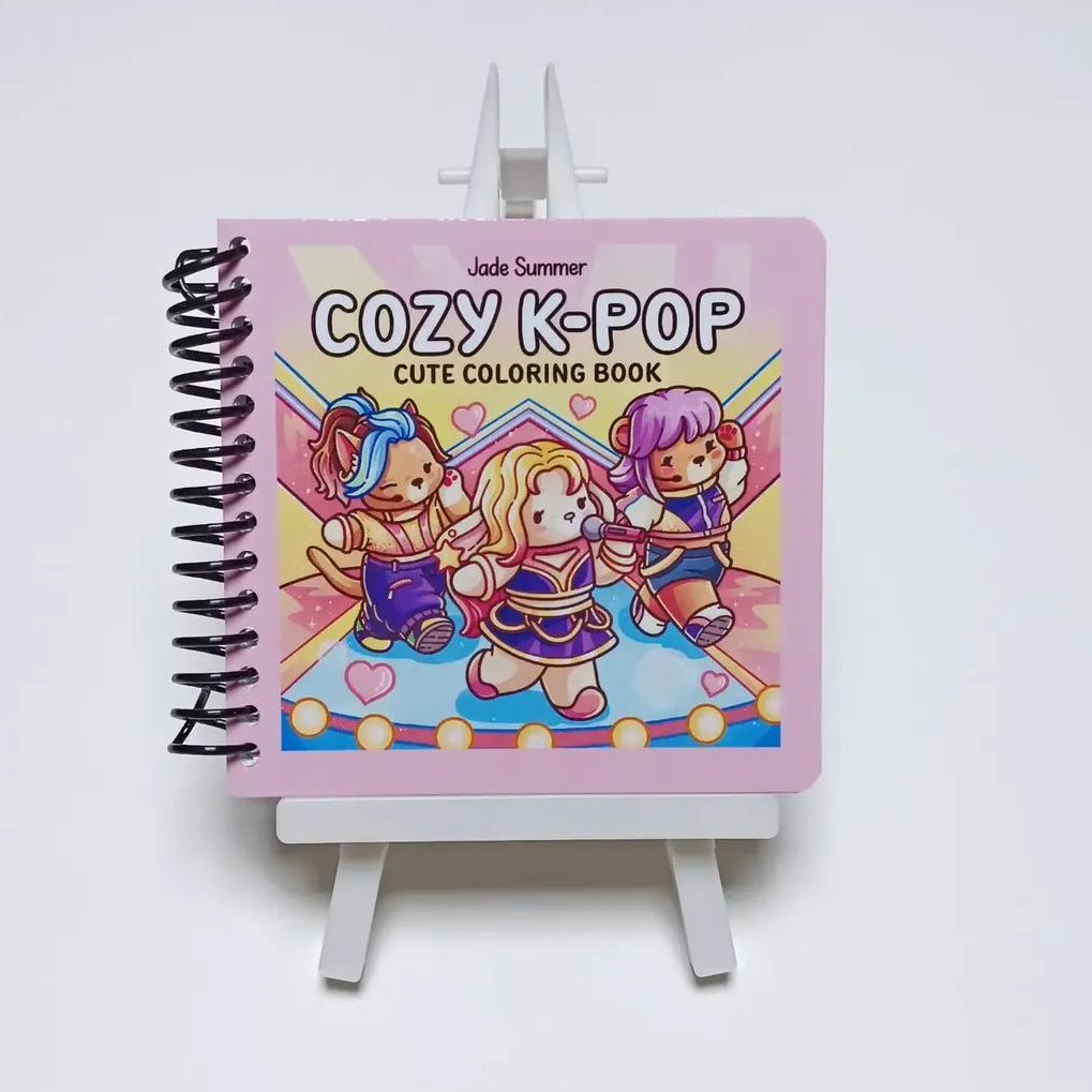 Mini libro para Pintar Cozy K-Pop