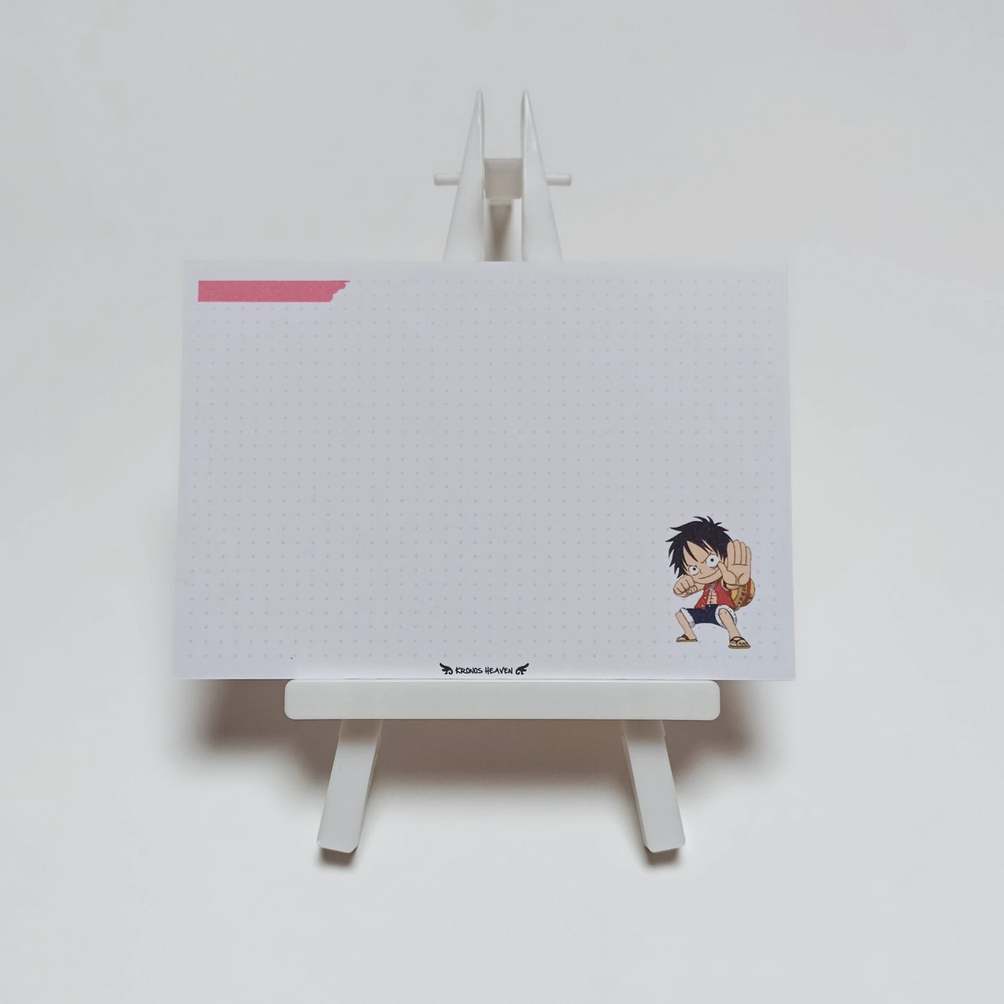 Flashcard Diseño Luffy