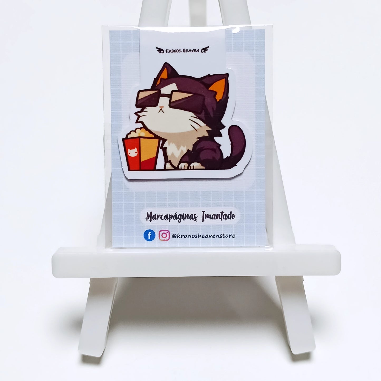 Marcapáginas Gato Cine