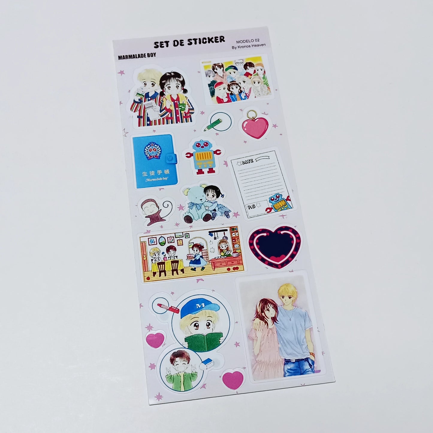 Set Sticker Alargado Marmalade Boy 02