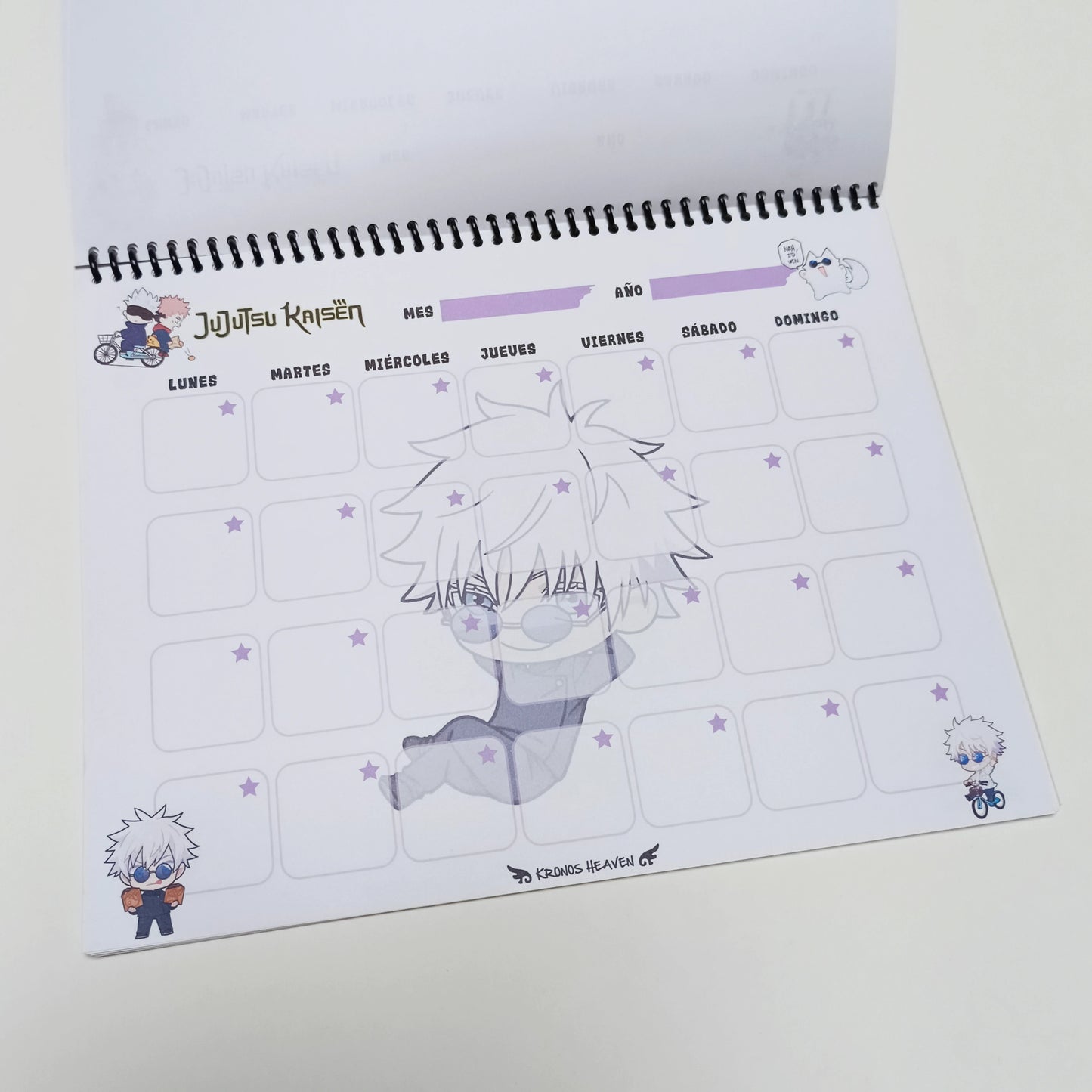 Planner Mensual Jujutsu Kaizen