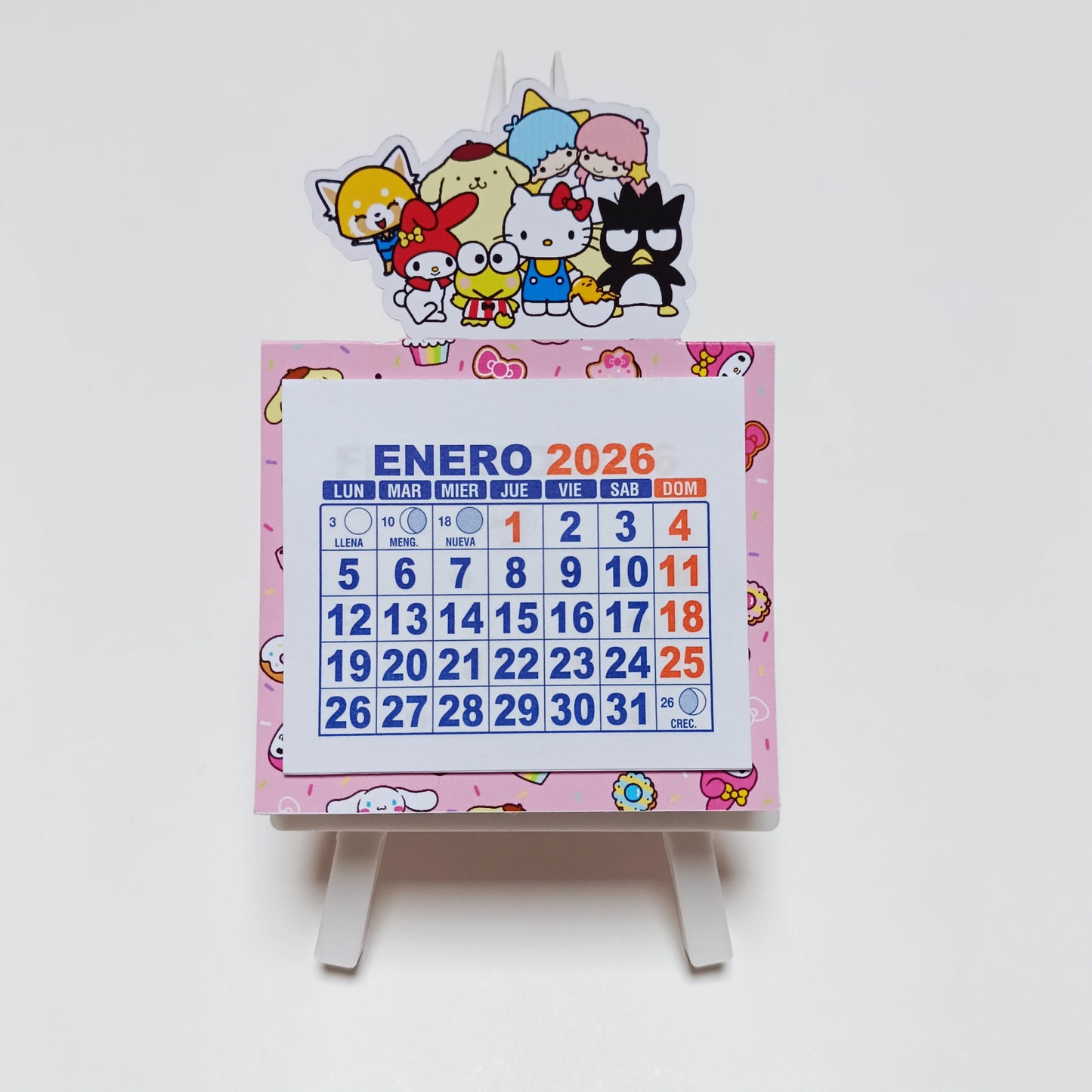 Calendario de Escritorio Sanrio
