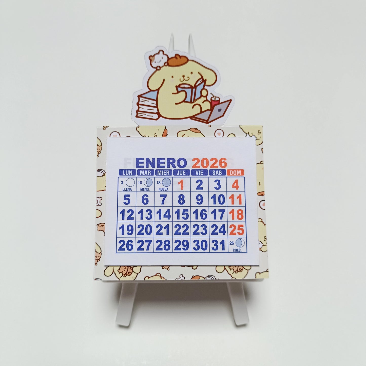 Calendario de Escritorio Pompopmpurin
