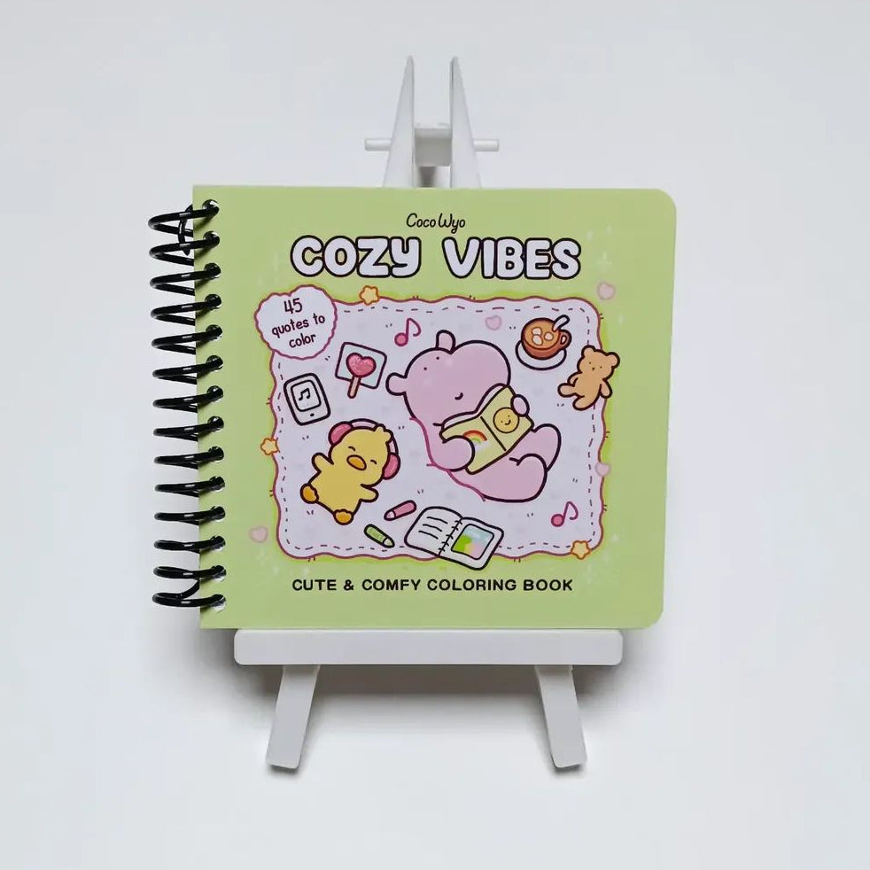 Mini libro para Pintar Cozy Vibes