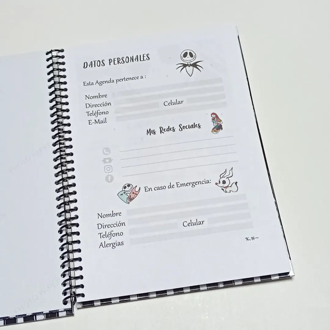 Cuaderno Jack Skelligton A5