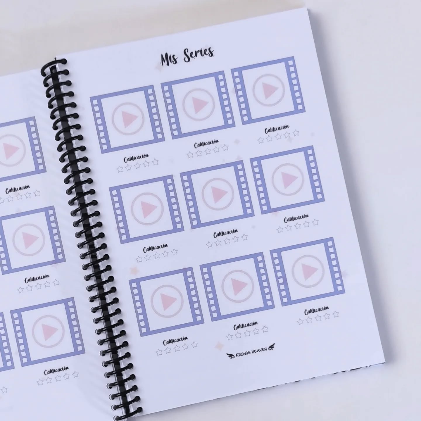 Planner de Series Celeste