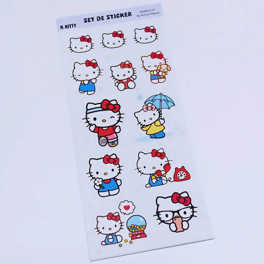 Set Sticker Hello Kitty
