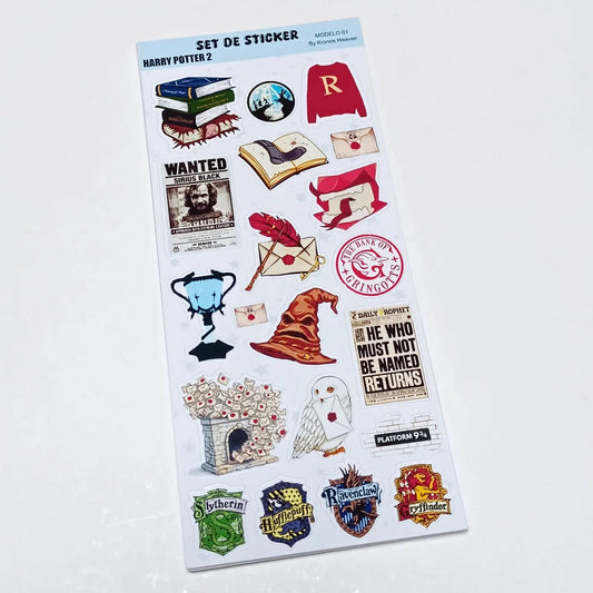Set Sticker Alargado Harry Potter 04
