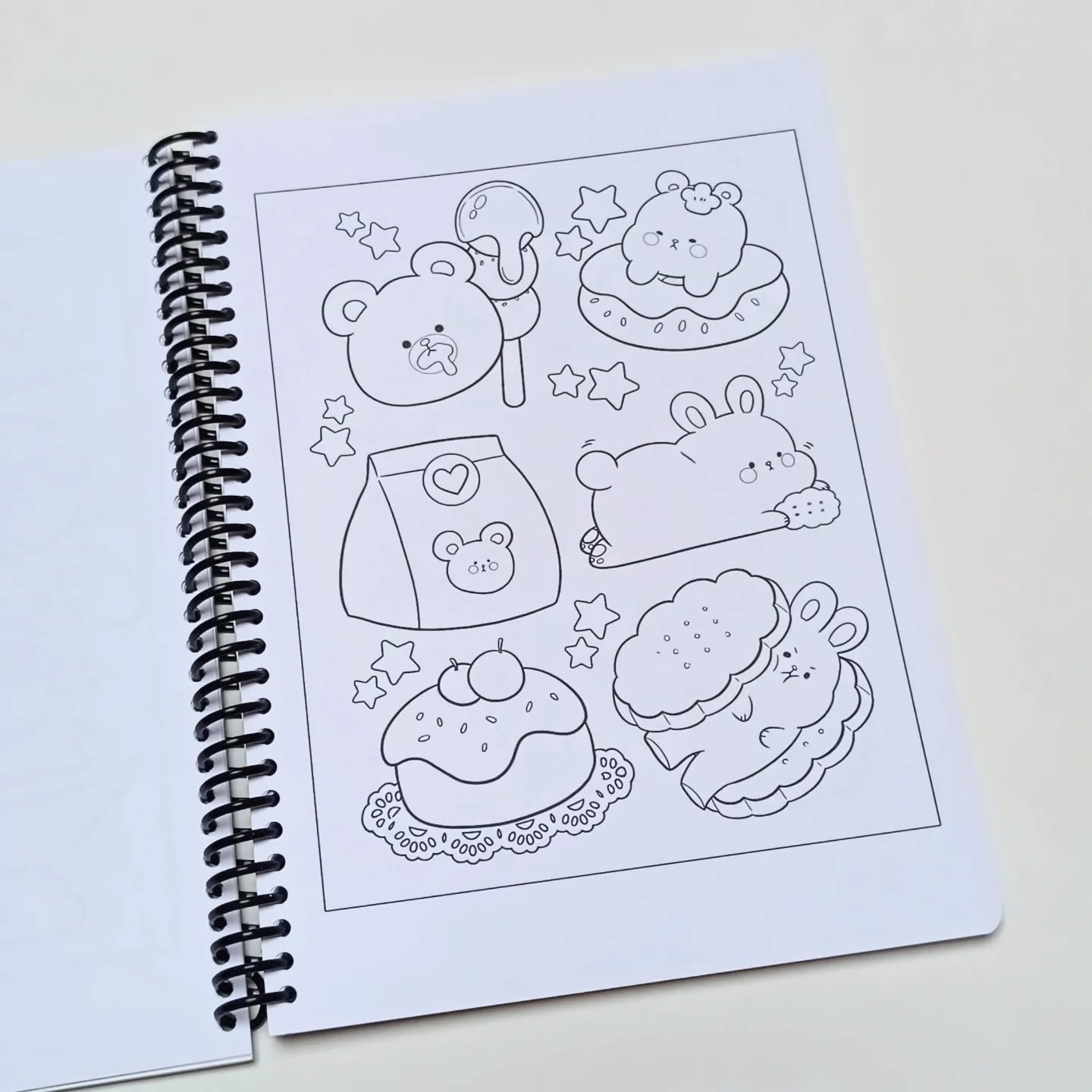 Libro para Pintar Cute Stuff