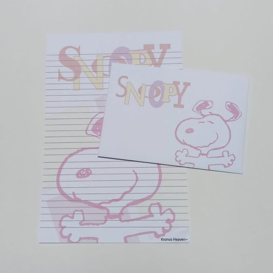 Conjunto Snoopy Letras