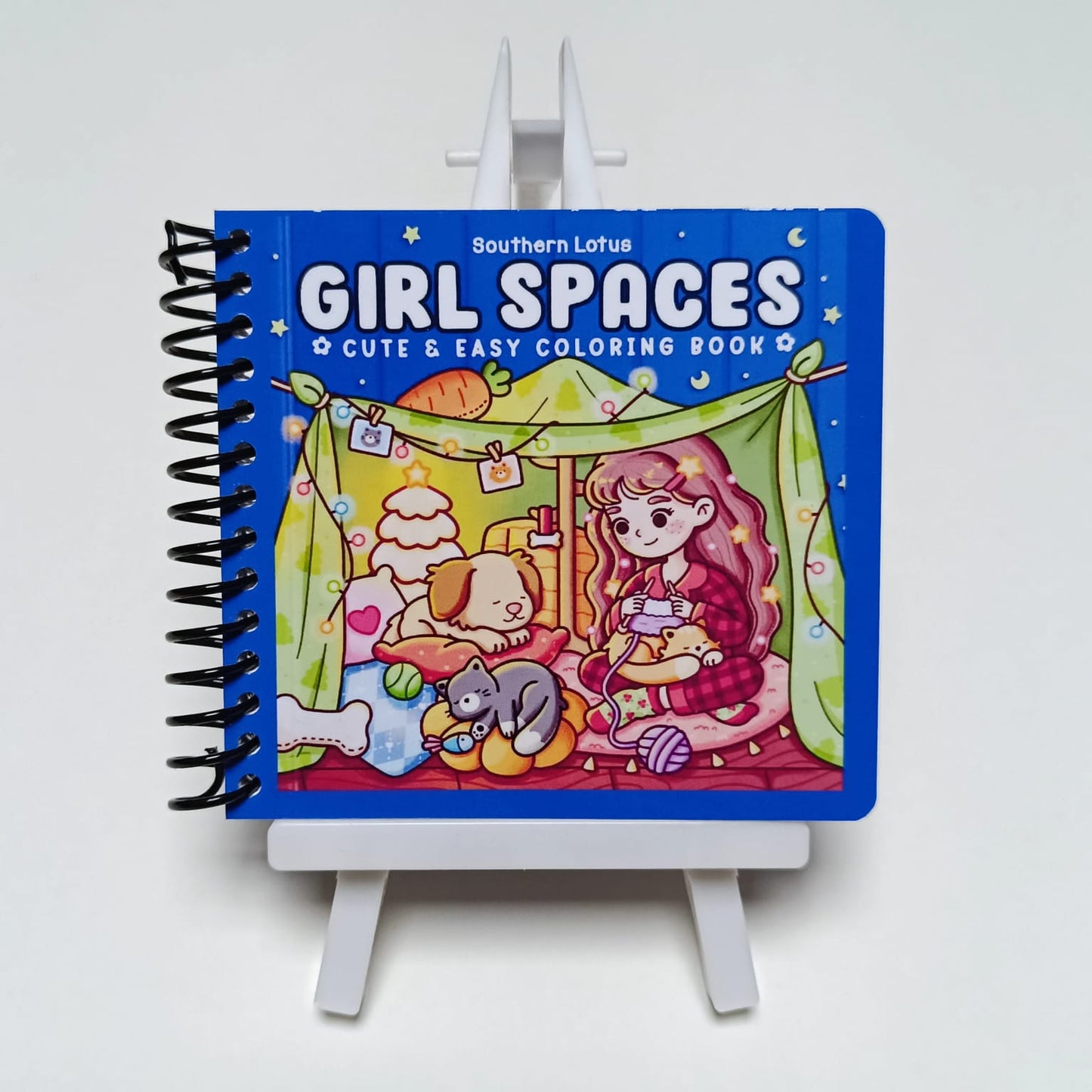 Mini libro para Pintar Girl Spaces