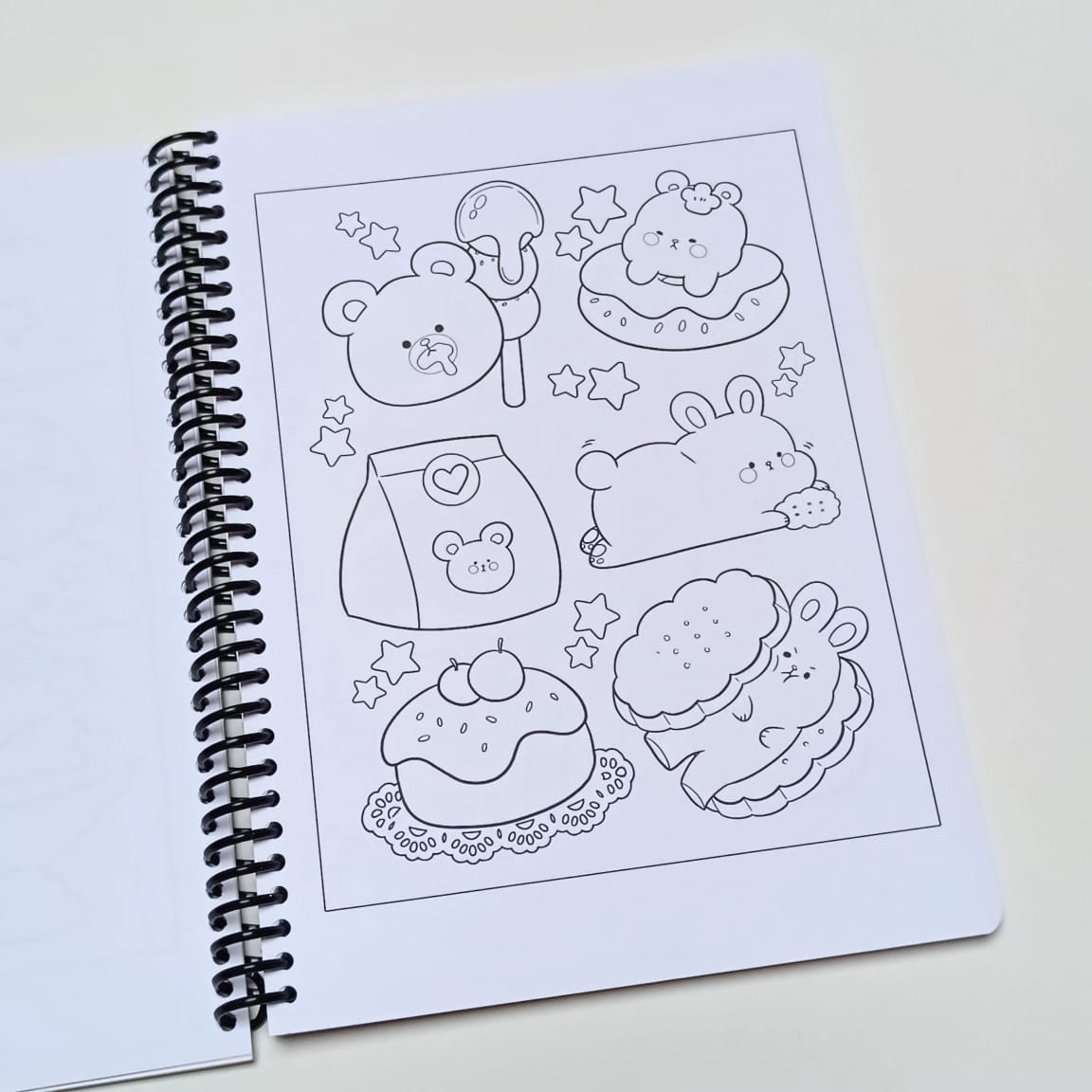 Libro para Pintar Cute Stuff