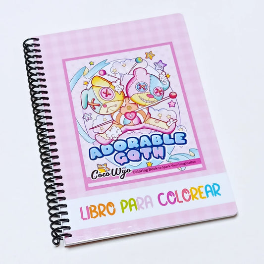 Libro para Pintar Adorable Goth