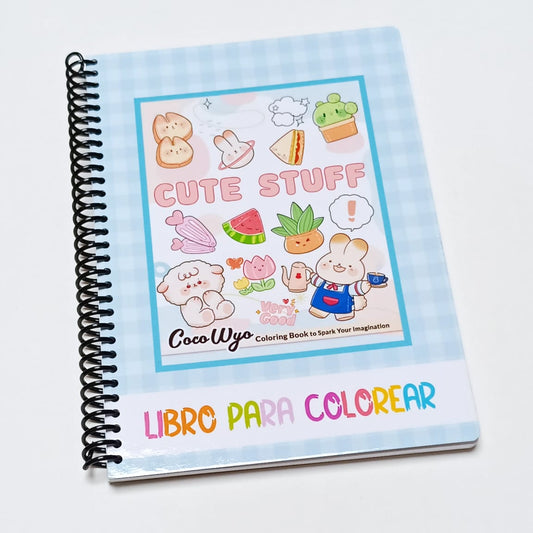 Libro para Pintar Cute Stuff