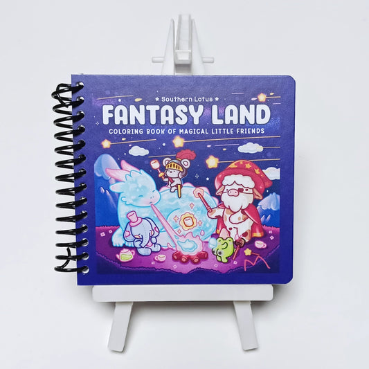 Mini Libro para Pintar Fantasy Land