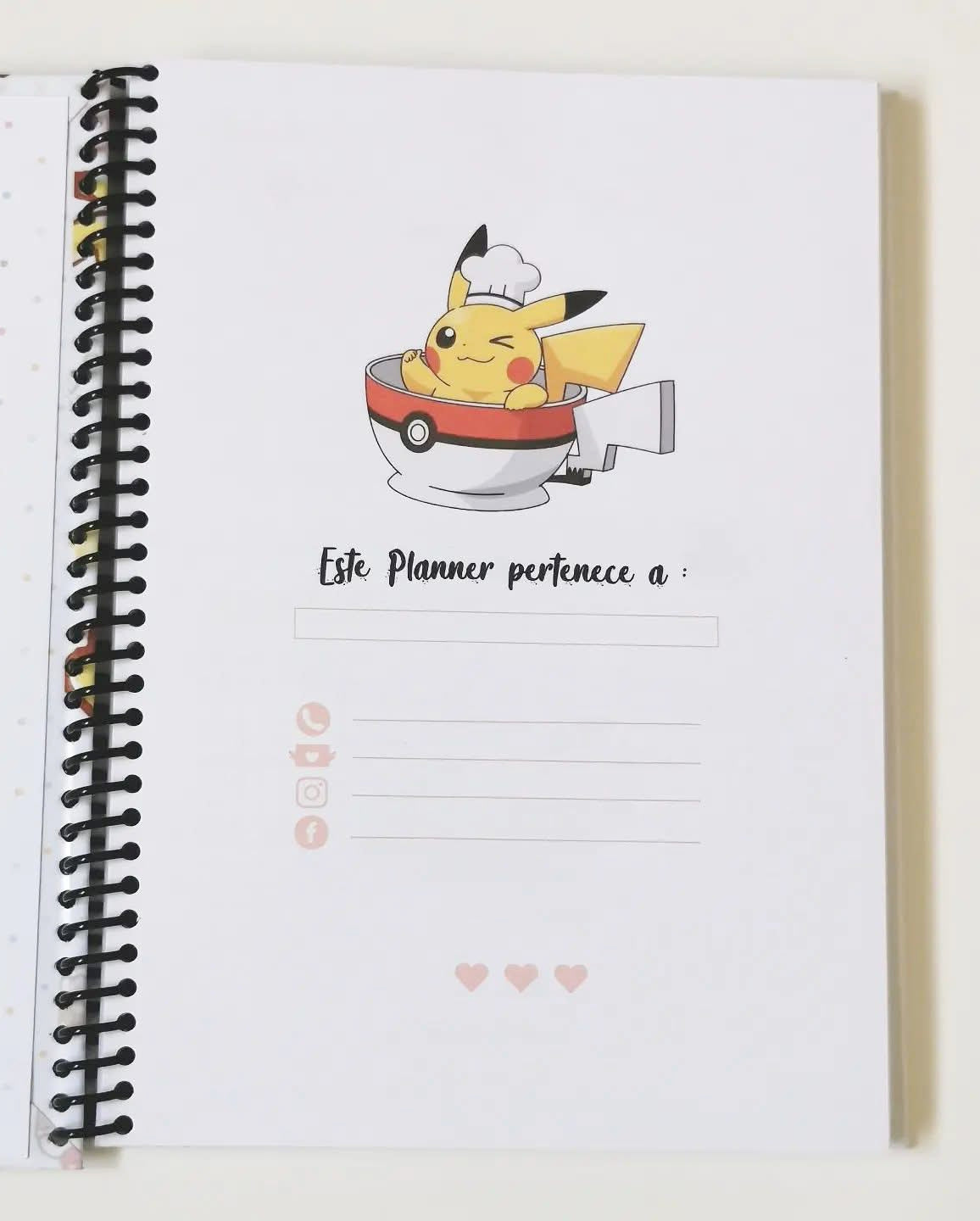 Recetario A5 Pikachu