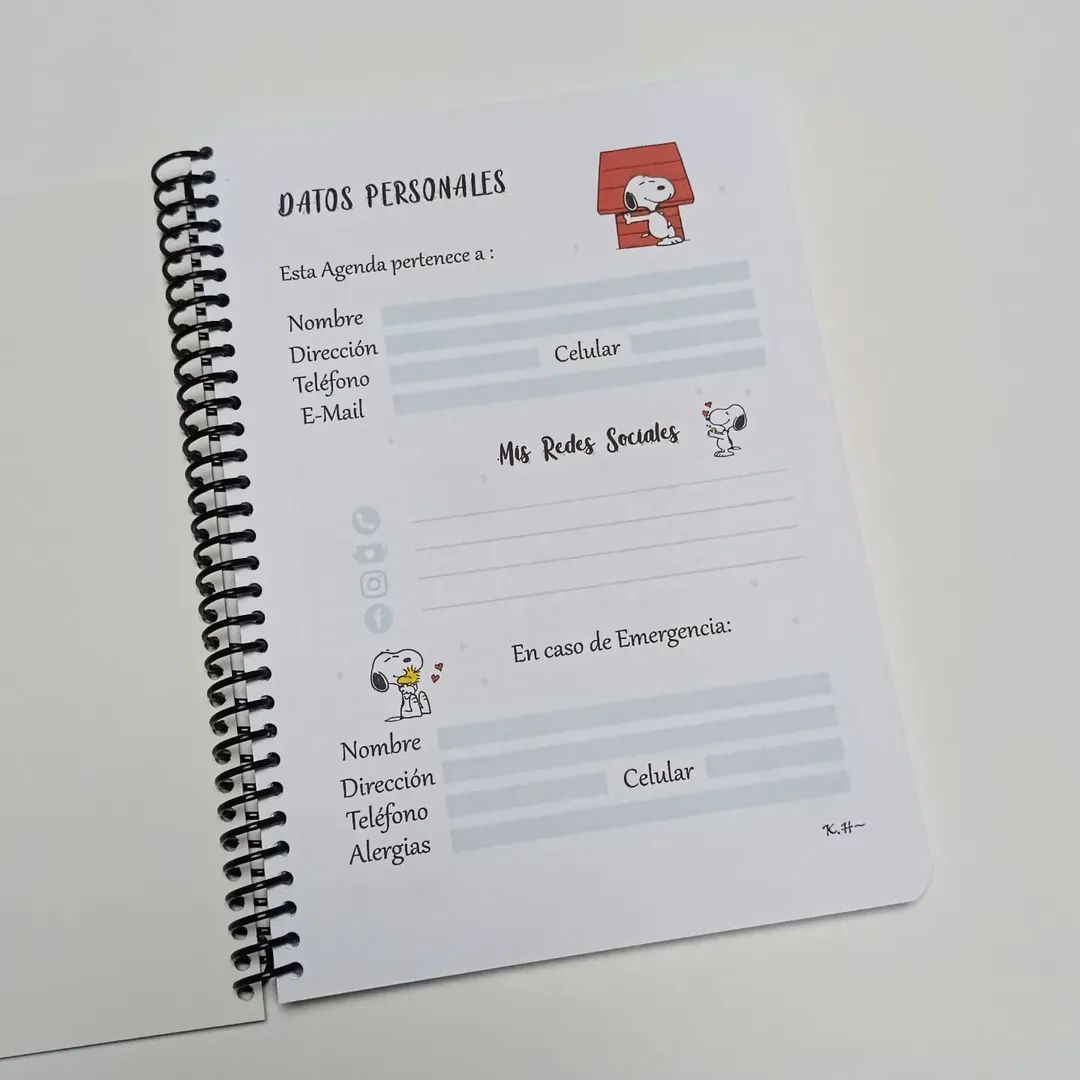 Cuadernillo Snoopy 01