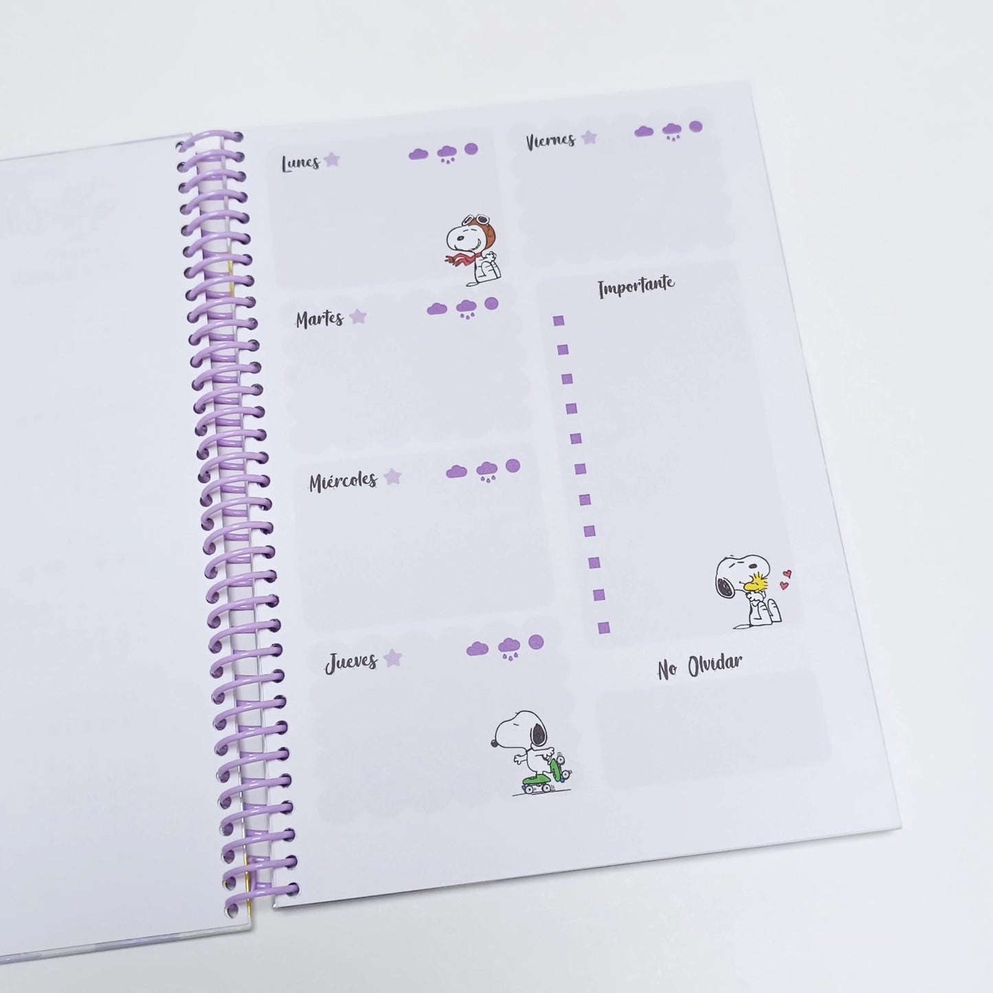 Planner Semanal Snoopy 01