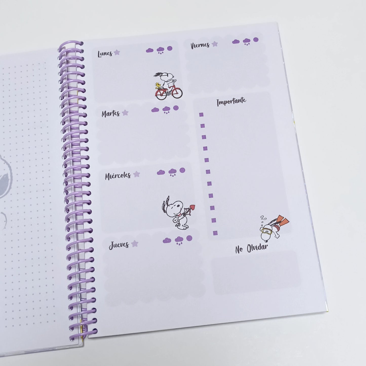 Planner Semanal Snoopy 01