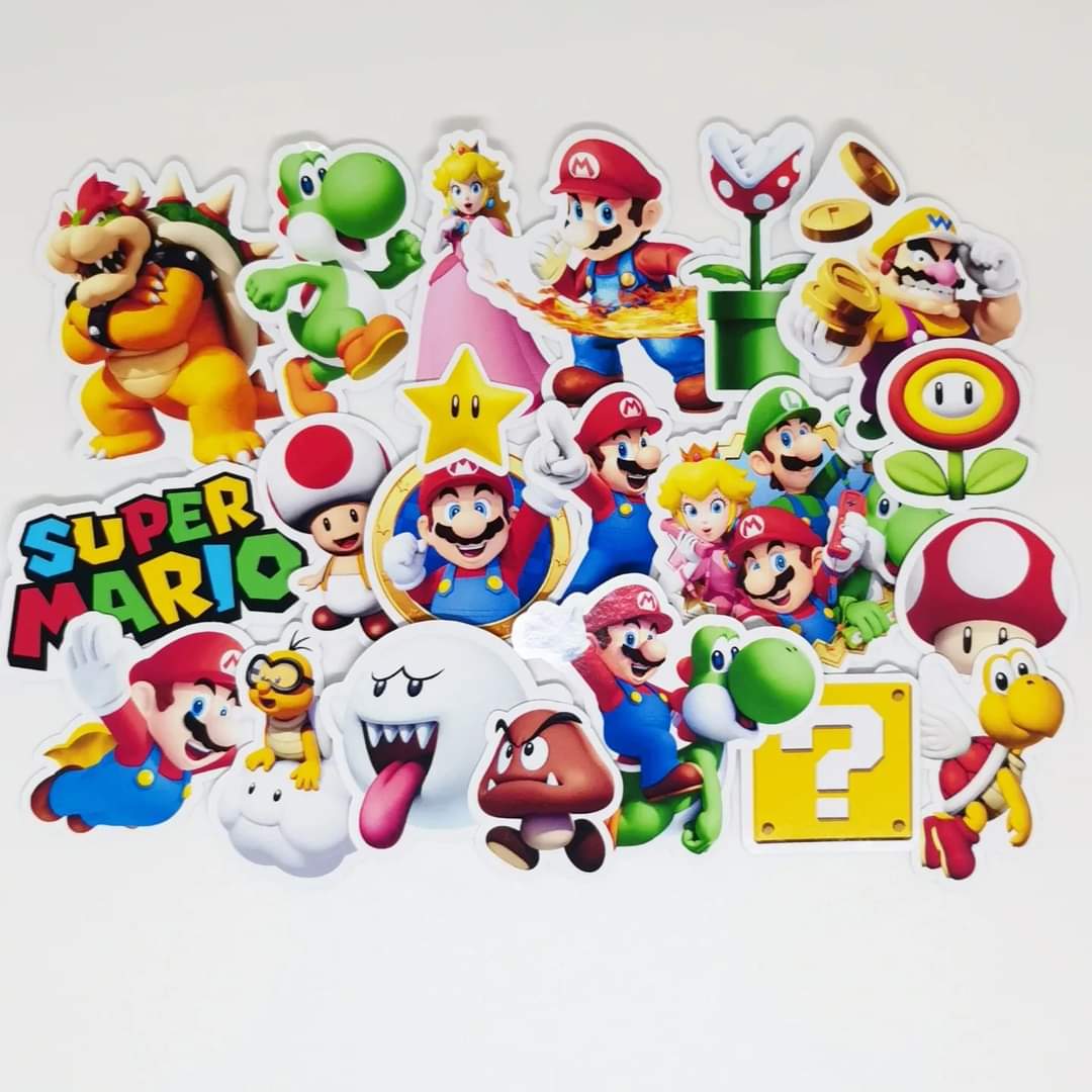 Stickers Diseño Super Mario