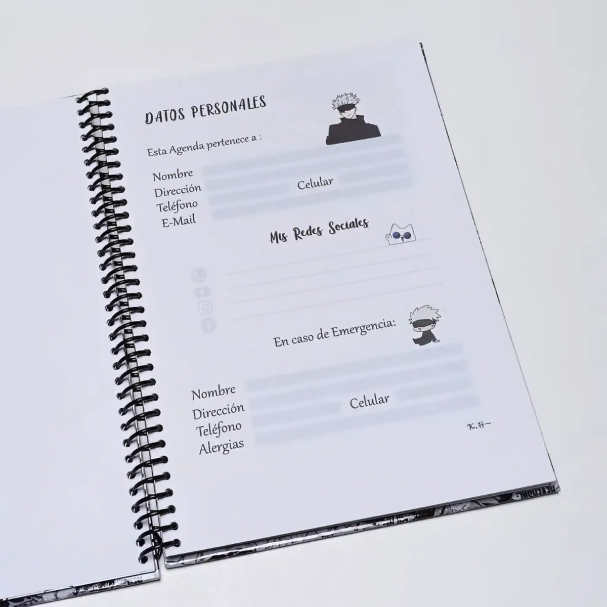 Cuaderno Gojo Satoru A5