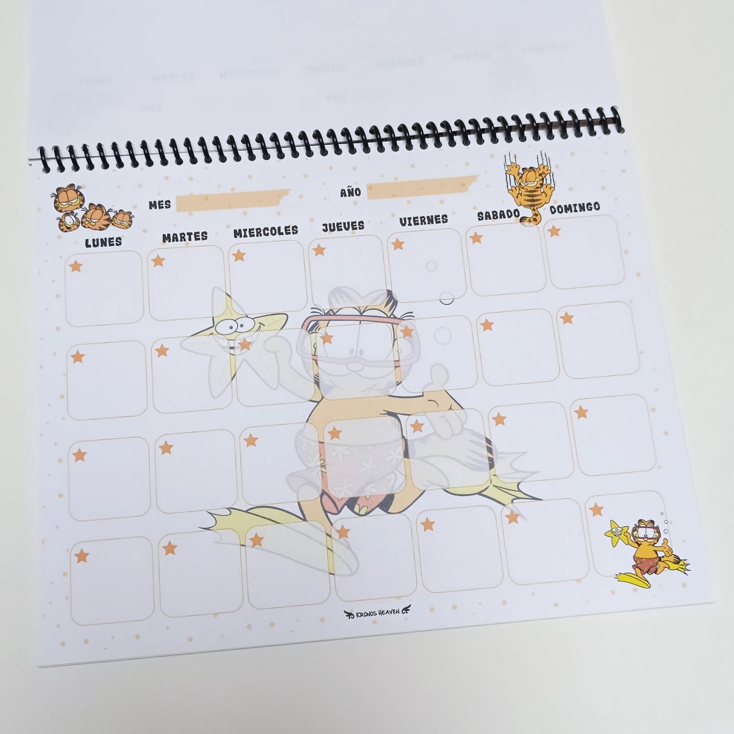 Planner Mensual Garfield