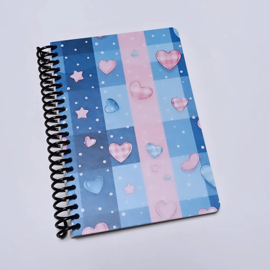 Libreta Espiral Corazones
