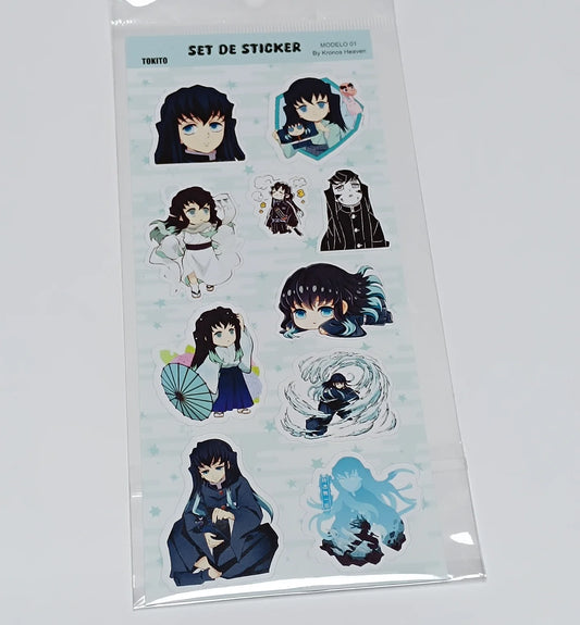 Set Sticker Kimetsu Tokito