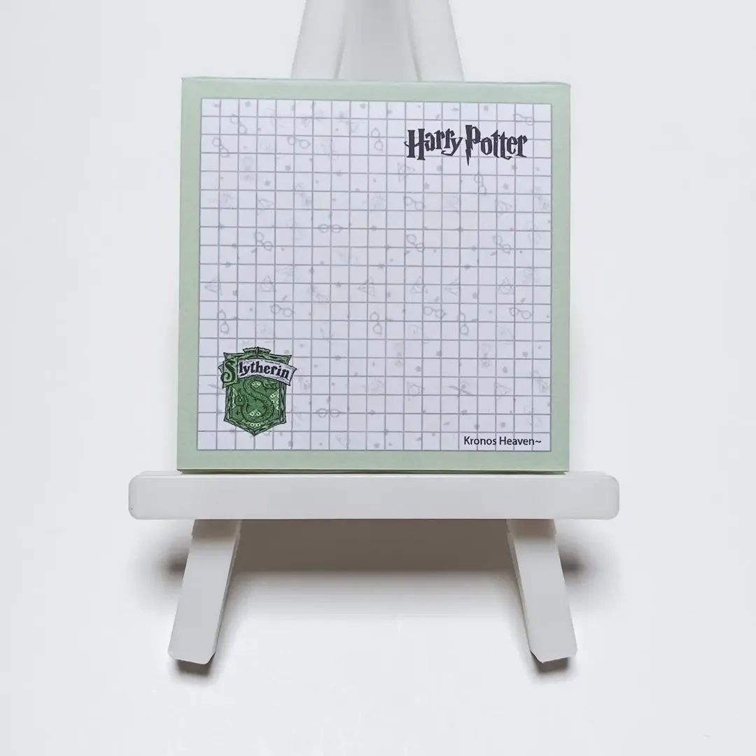 Memo Cuadrado Harry Potter Slytherin
