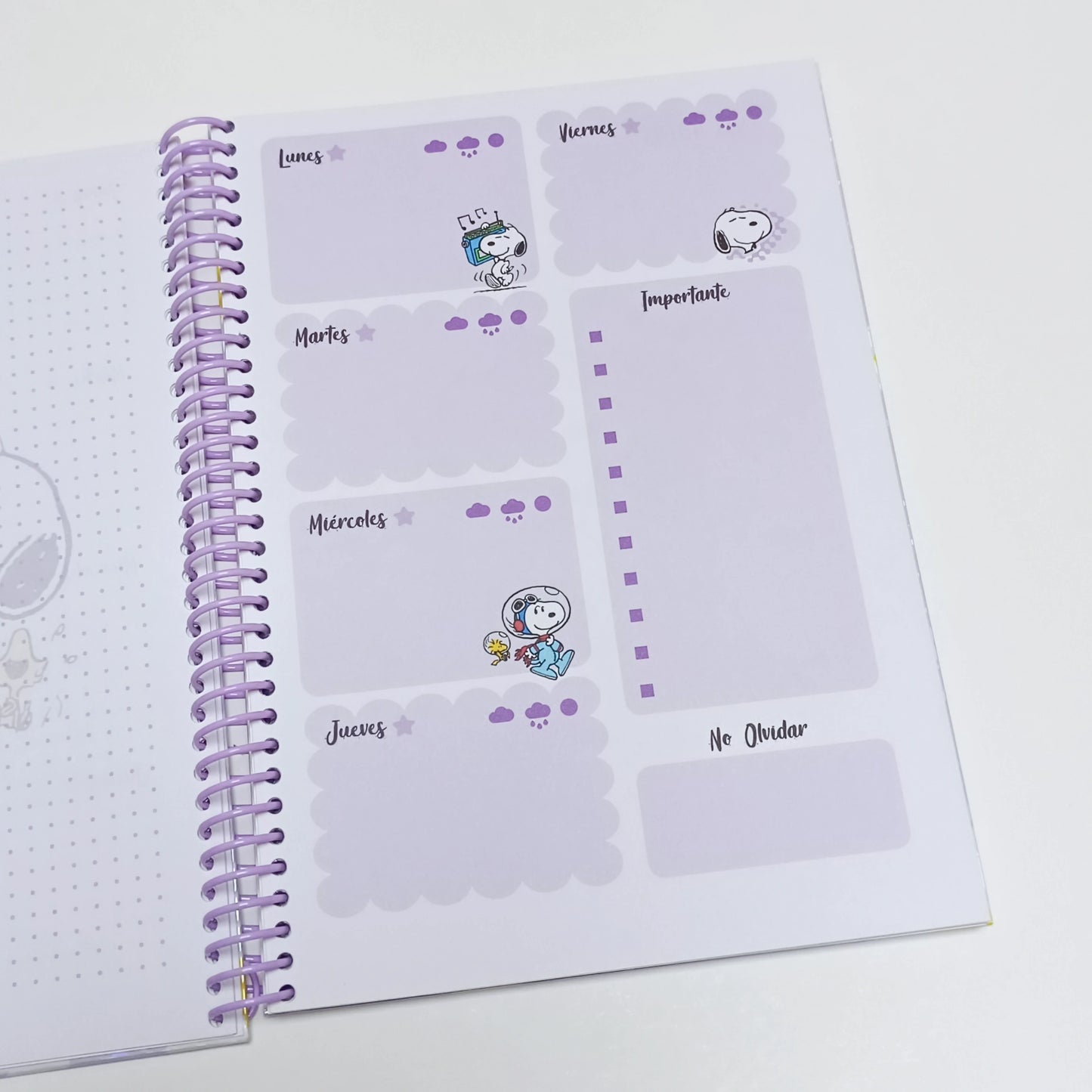 Planner Semanal Snoopy 01