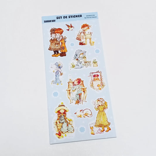 Set Sticker Alargado Sarah 02