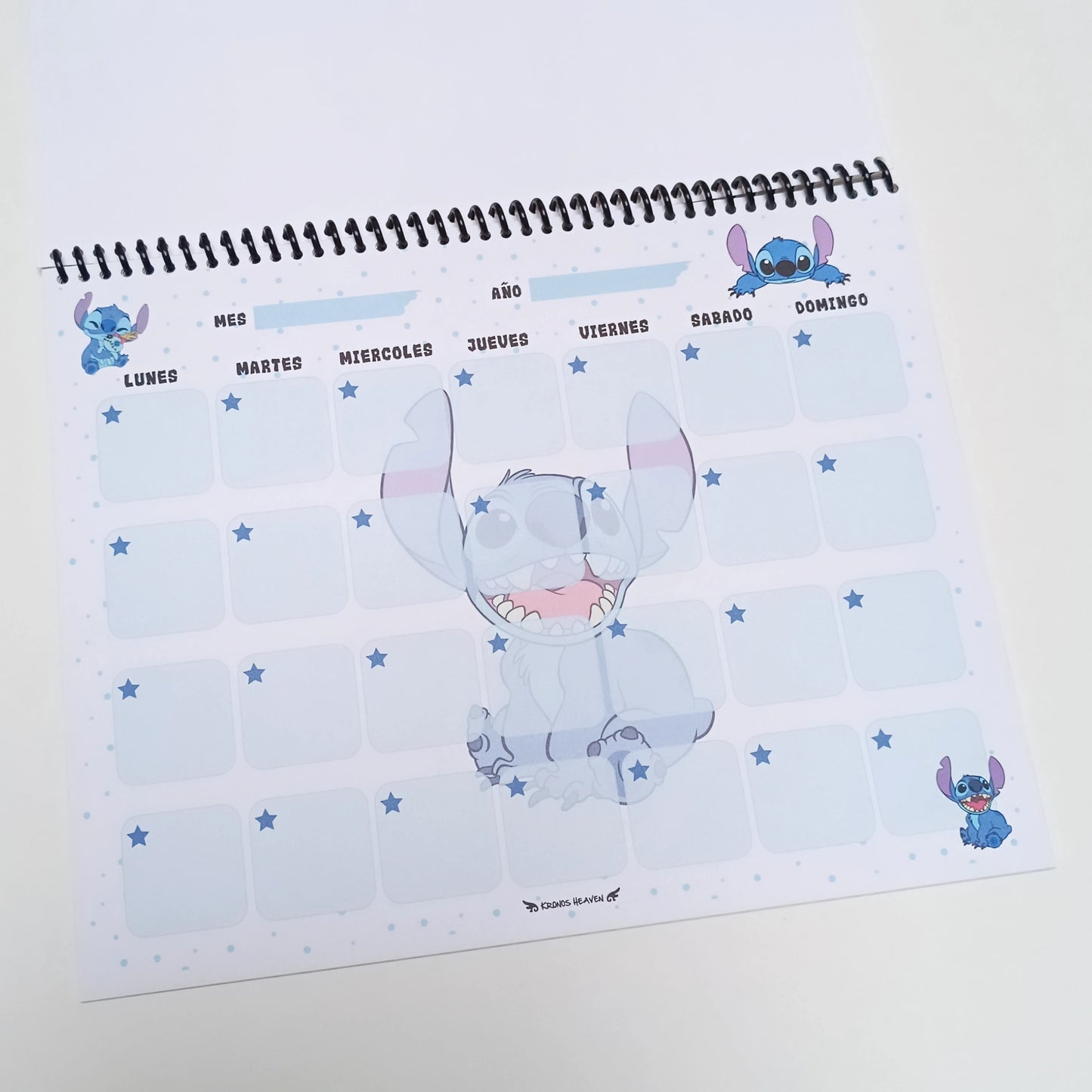 Planner Mensual Stitch