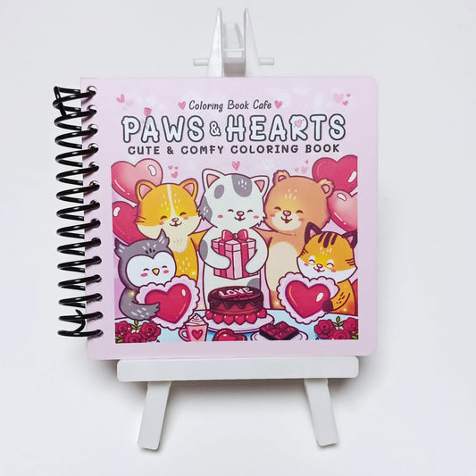 Mini Libro para Pintar Paws & Hearts