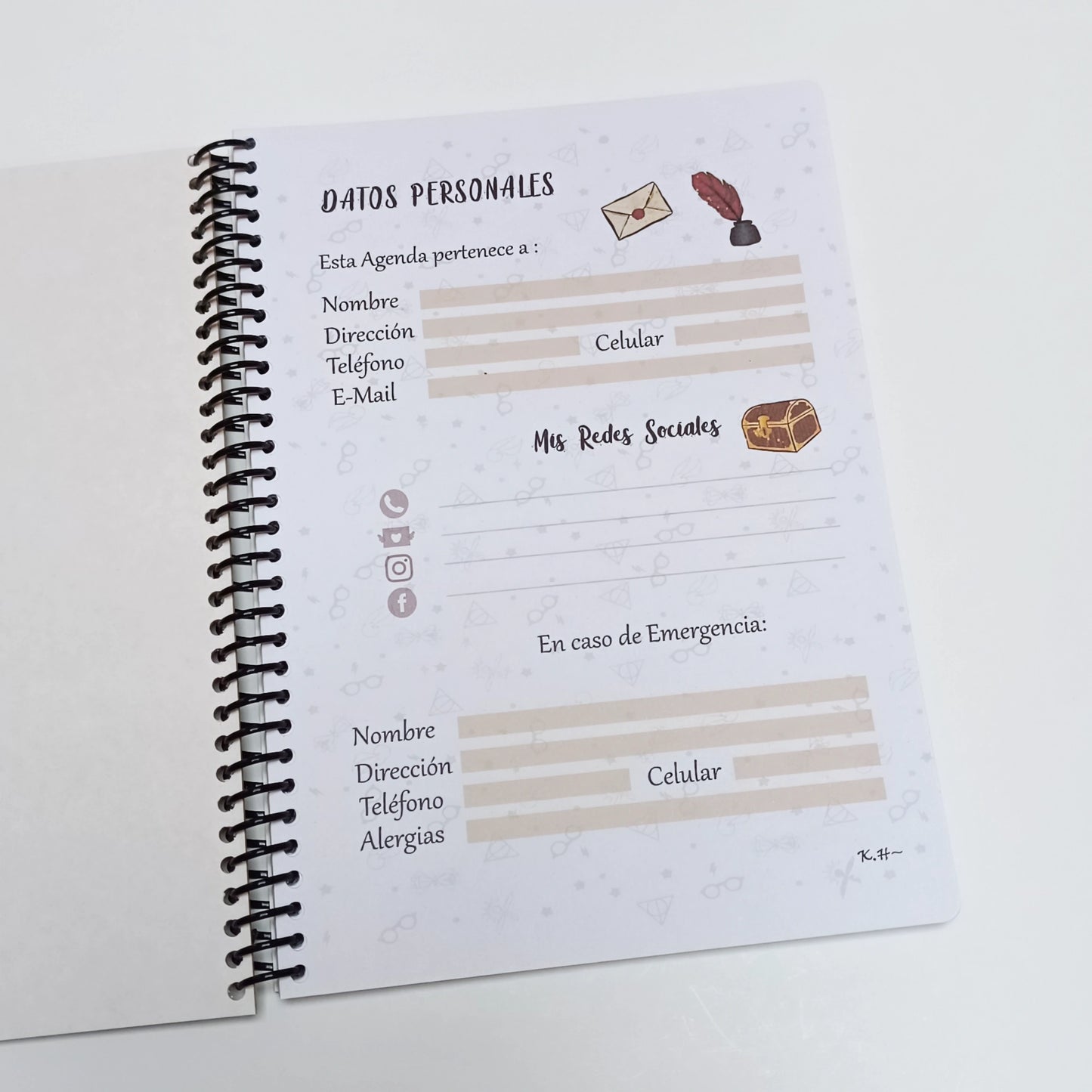 Cuadernillo Harry Potter Casas