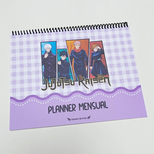 Planner Mensual Jujutsu Kaizen