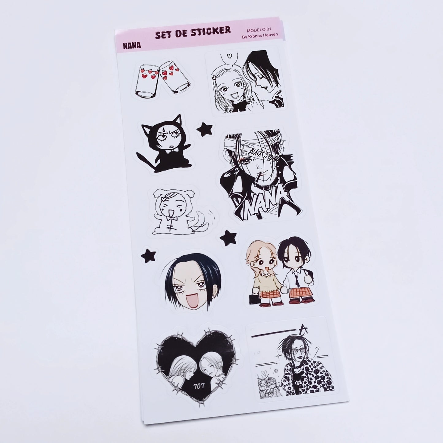 Set Sticker Alargado Nana 01