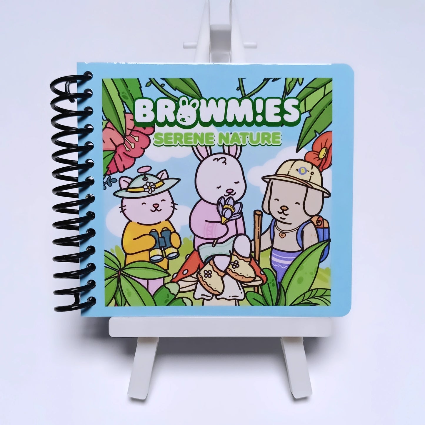 Mini libro para Pintar BROWMIES NATURE
